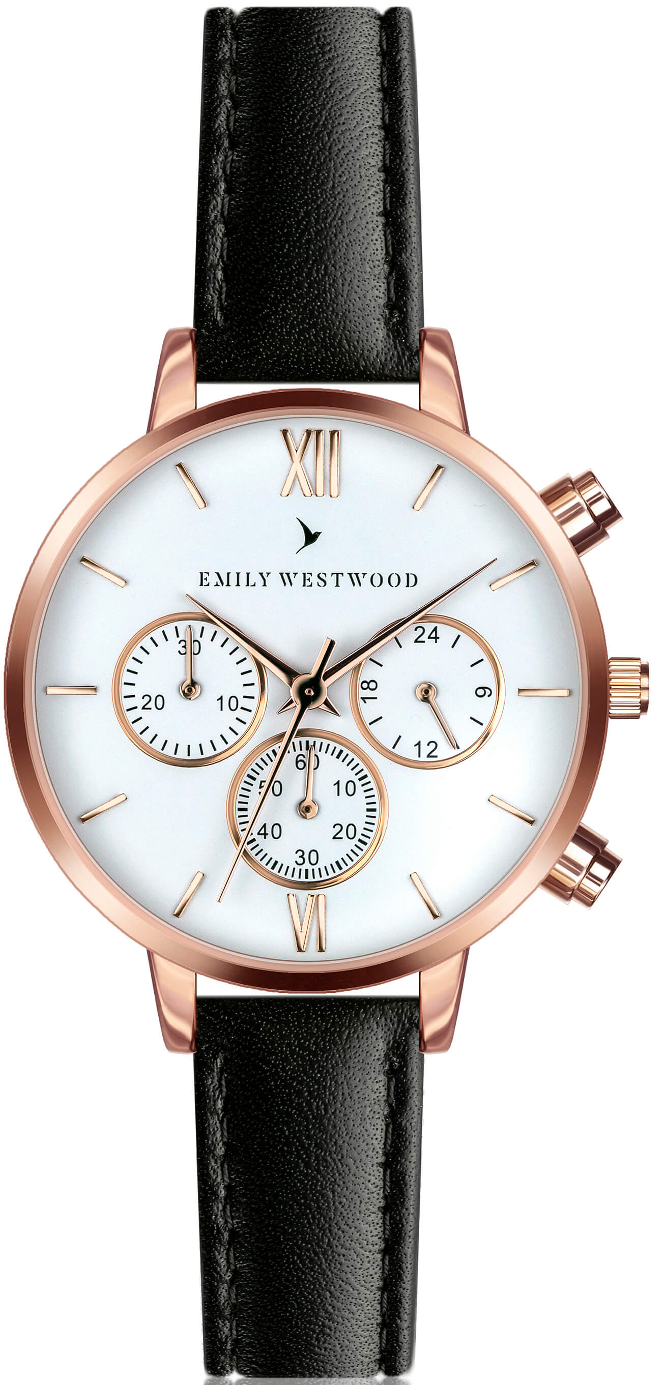 Emily Westwood Baalijin Black Leather ECN-B029R