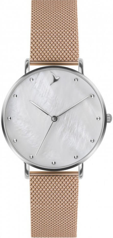 Emily Westwood Seashell Gold Mesh EAE-3218R