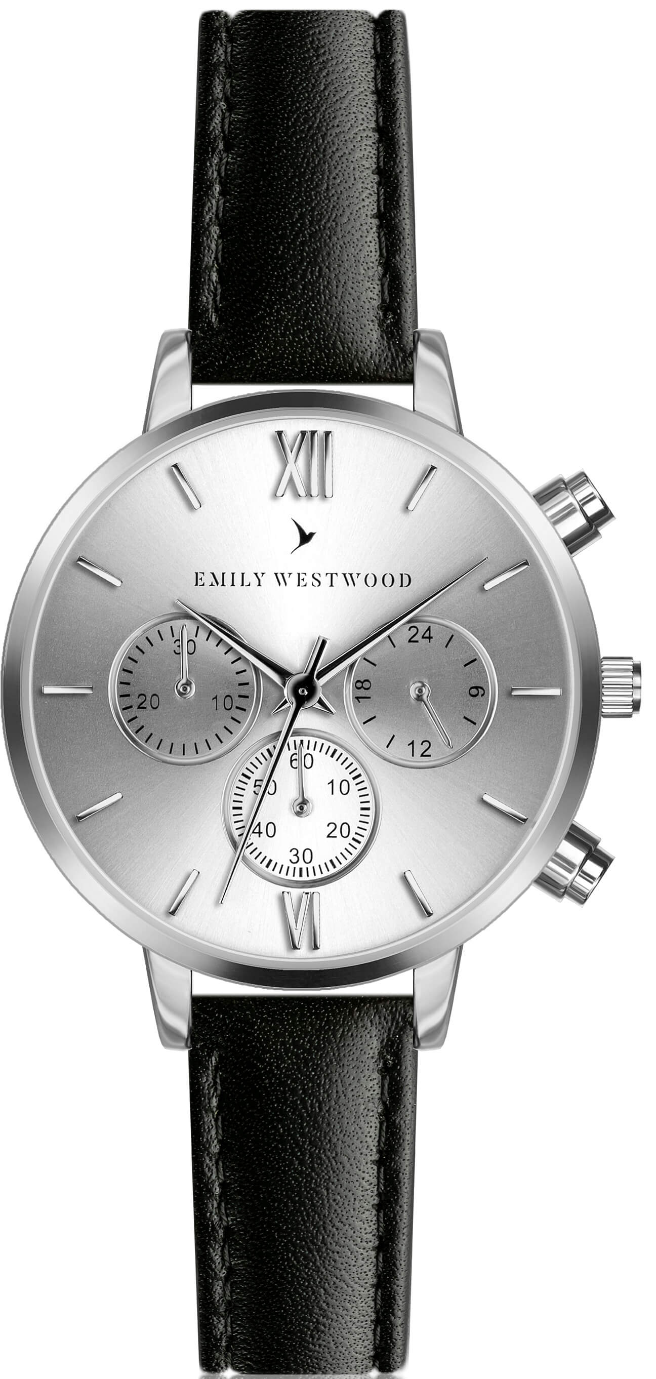 Emily Westwood Willie Black Leather ECP-B029S