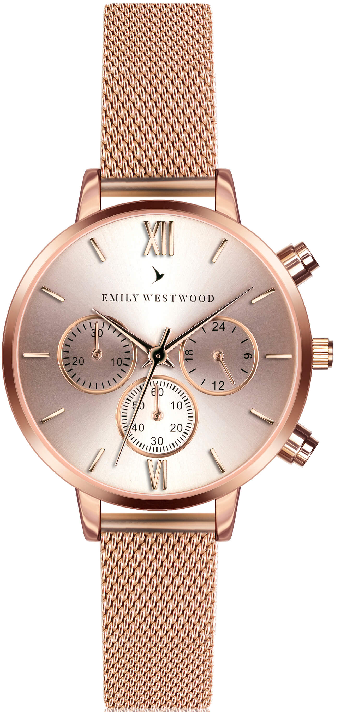 Emily Westwood Wingen Rose Gold Mesh ECO-3214