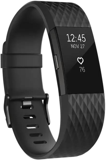 Fitbit Fitbit Charge 2 Black Gunmetal - Large - SLEVA
