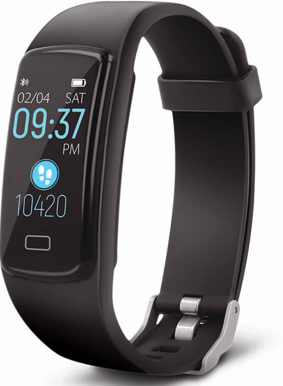 Forever Chytrý náramek Forever SB-130 černá - SLEVA