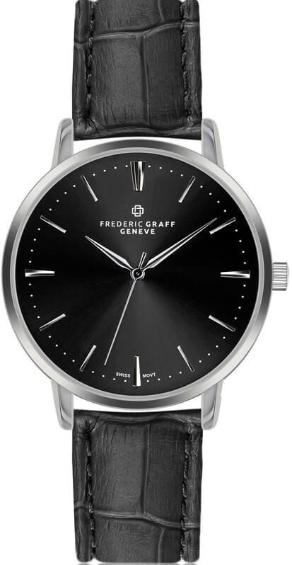 Frederic Graff Damavand Croco Black Leather FCN-B001S