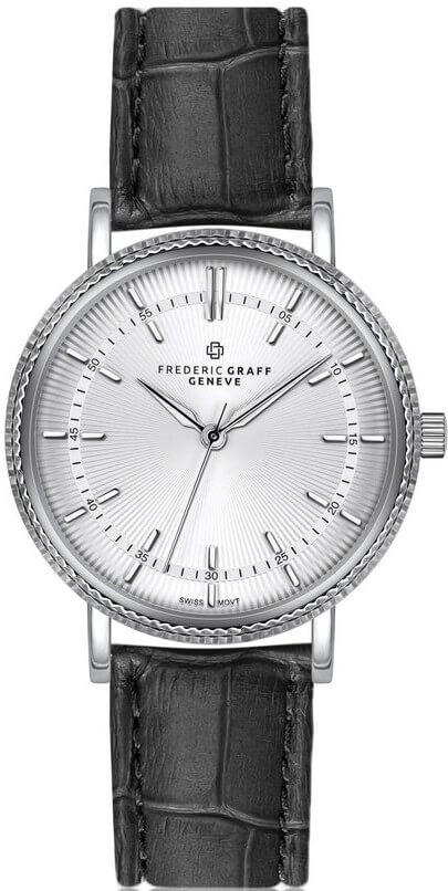 Frederic Graff Mitchell Croco Black Leather FCL-B001S