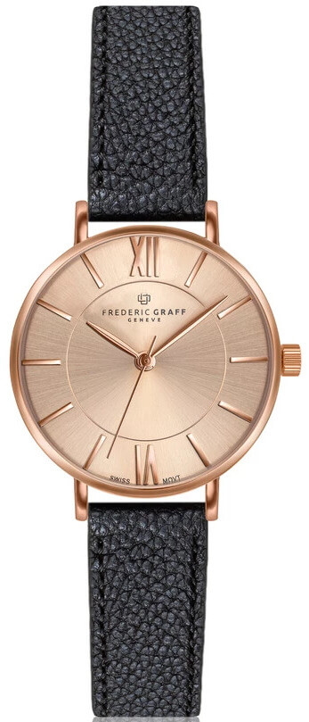 Frederic Graff Shispare Black Leather Strap FCG-B034R