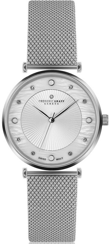 Frederic Graff Silver Jungfrau Lychee Silver Mesh FBR-2518