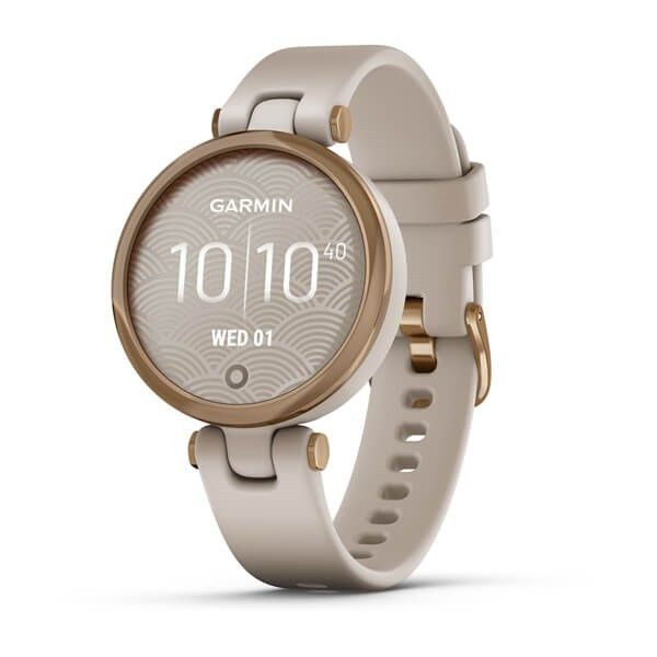 Garmin Lily Sport Rose Gold/Light Sand Silicone Band 010-02384-11