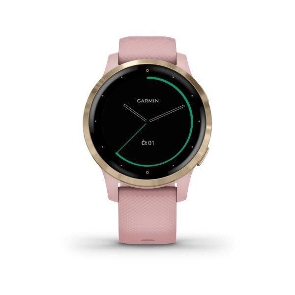 Garmin vívoactive4S LightGold/Pink Band 010-02172-33
