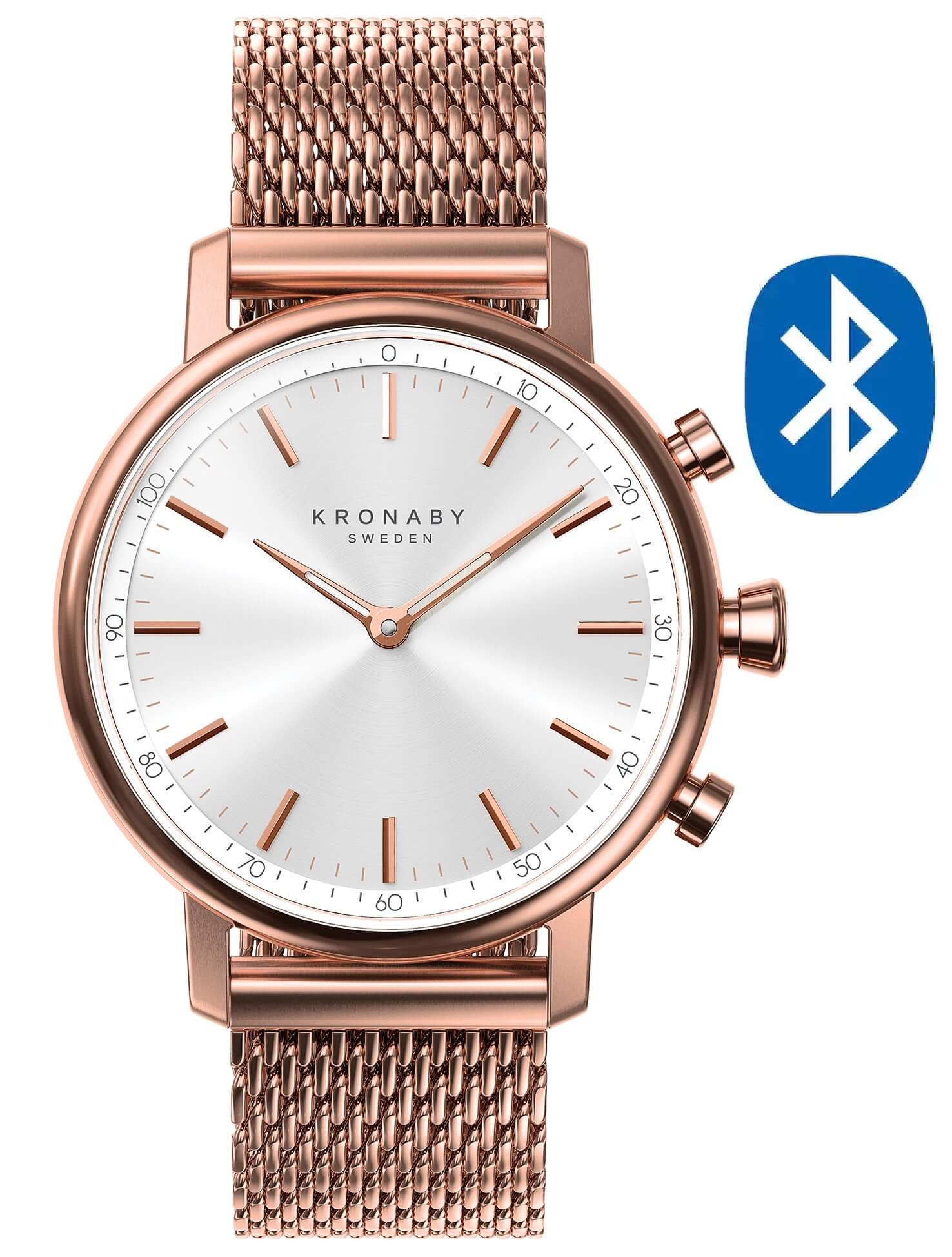 Kronaby Vodotěsné Connected watch Carat S1400/1 - SLEVA