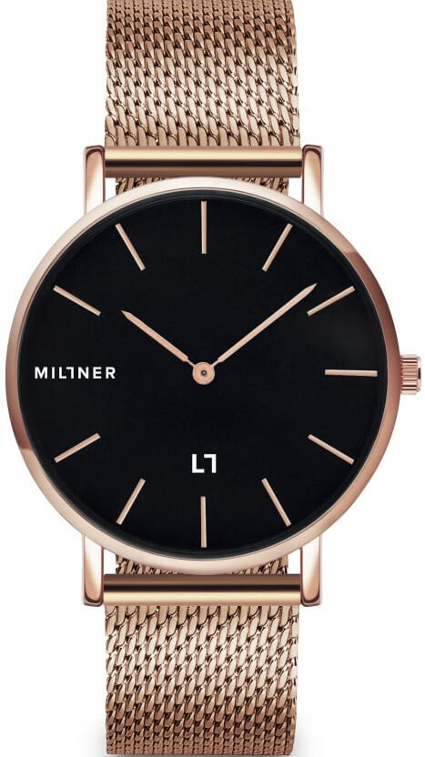 Millner Mayfair Rose Black 39 mm