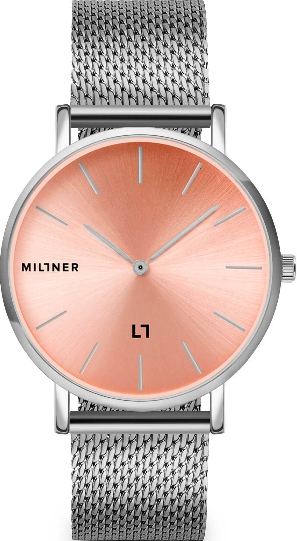 Millner Mayfair Silver Pink 39 mm