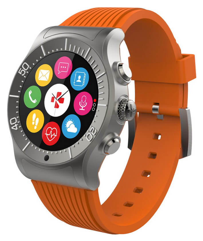 MyKronoz ZeSport Titanium/Orange - SLEVA