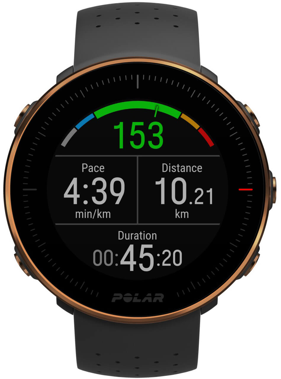 Polar VANTAGE M černo-zlatý M/L - SLEVA