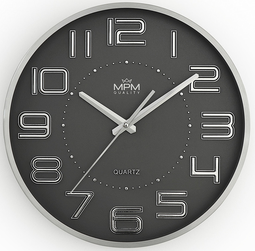 Prim Nástěnné hodiny MPM Metallic Eternity E04.4162.92