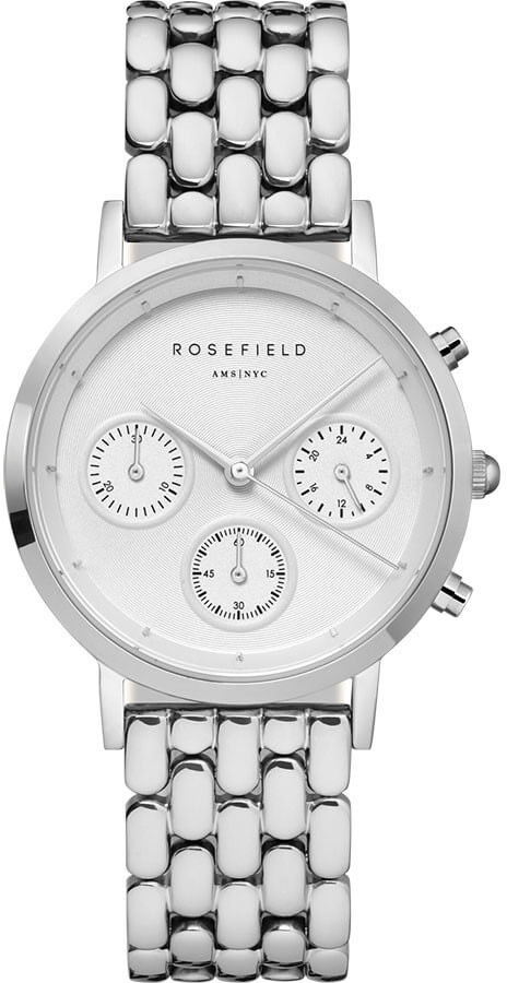 Rosefield The Chrono White Silver NWG-N92