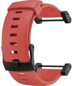 Suunto Silikonový řemínek k hodinkám Core červený s černou sponou
