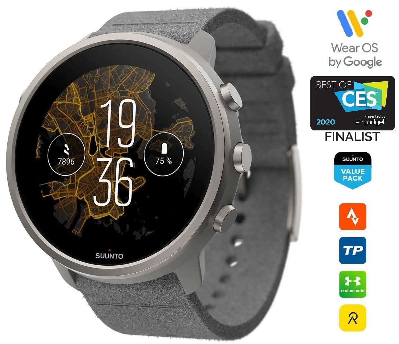 Suunto Suunto 7 Matte Stone Gray Titanium SS050567000