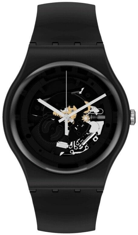 Swatch New Gent Spot Time Black SO32B108