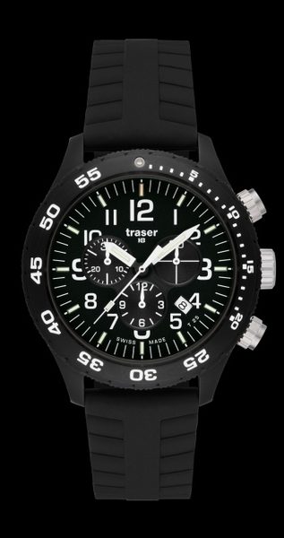 Traser Officer Chronograph Pro silikon