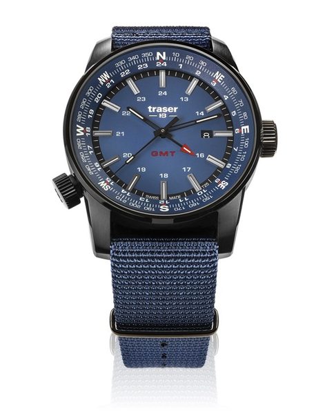 Traser P68 Pathfinder GMT Blue Nato