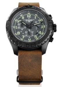 Traser P96 Outdoor Pioneer Evolution Chrono Grey kůže