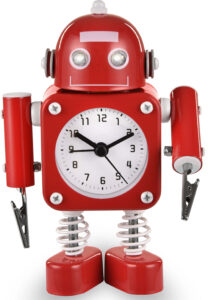 WeTime Dětské hodiny Robot - červené - SLEVA