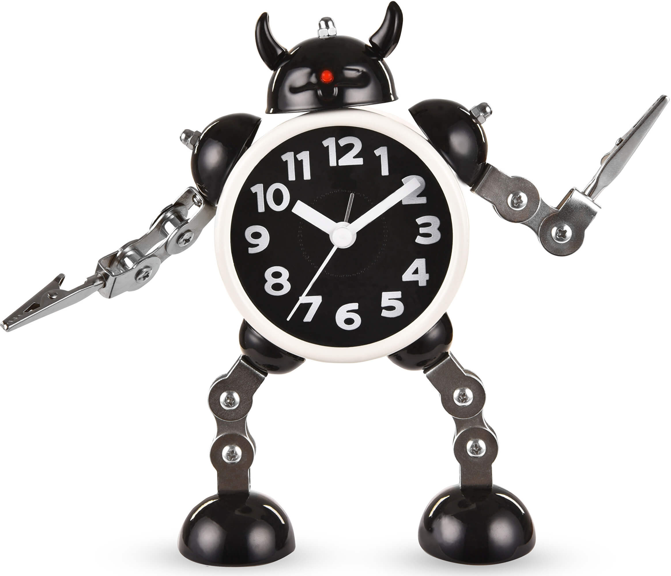 WeTime Dětské hodiny Robot s meči - černé