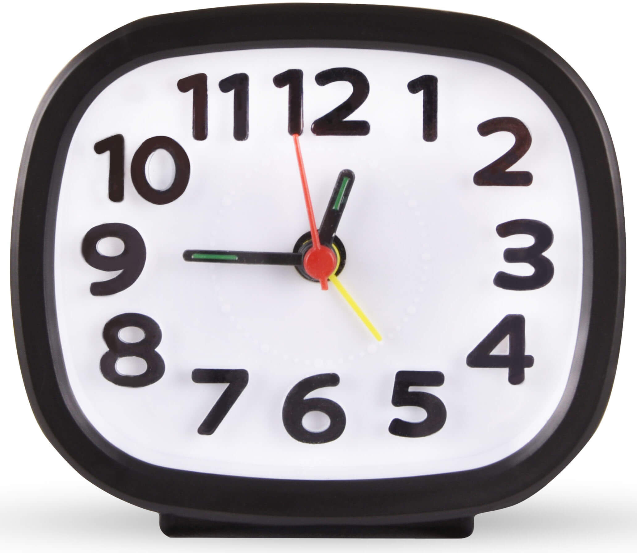 WeTime Stolní hodiny - černé - SLEVA