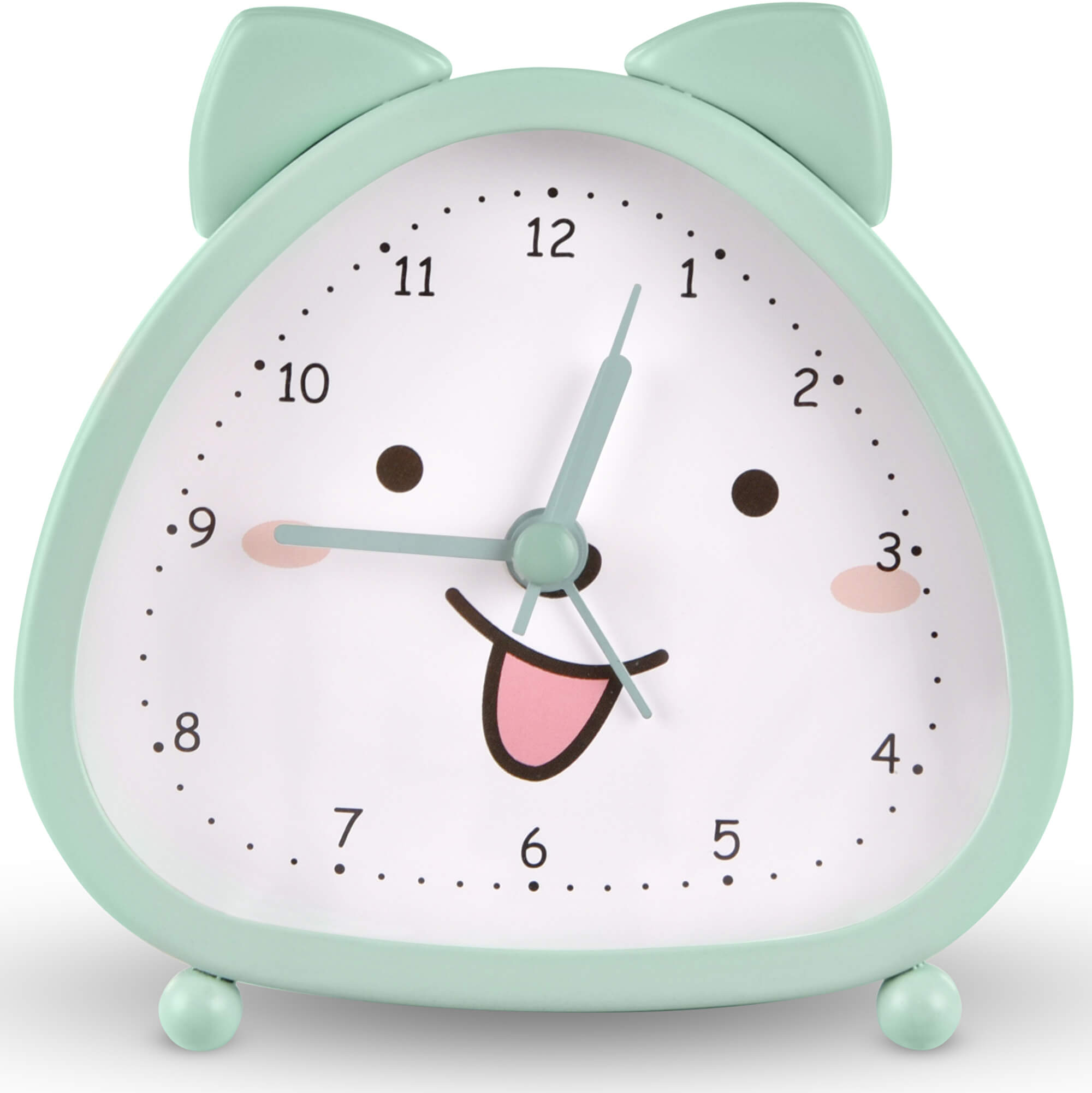 WeTime Stolní hodiny s motivem kočičky