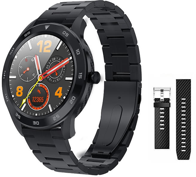 Wotchi Dárkový set Smartwatch WG98BK + náhradní řemínek