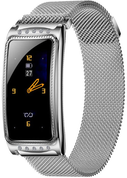 Wotchi Fitness náramek W28S - Silver