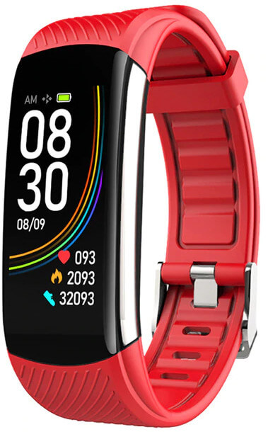 Wotchi Fitness náramek s teploměrem WT13R - Red