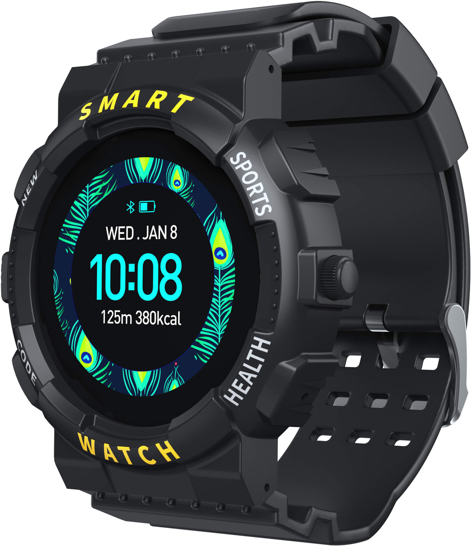 Wotchi Smartwatch W91B - Black - SLEVA