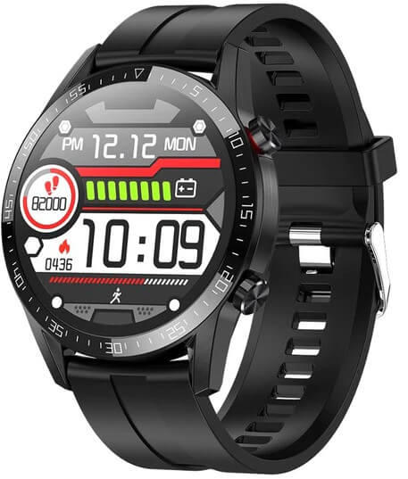 Wotchi Smartwatch WT30BS - Black Silicone