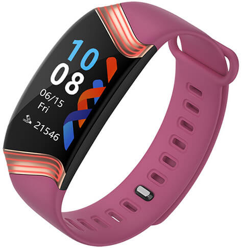 Wotchi Svítící fitness náramek WSB2-RG - Red Gold