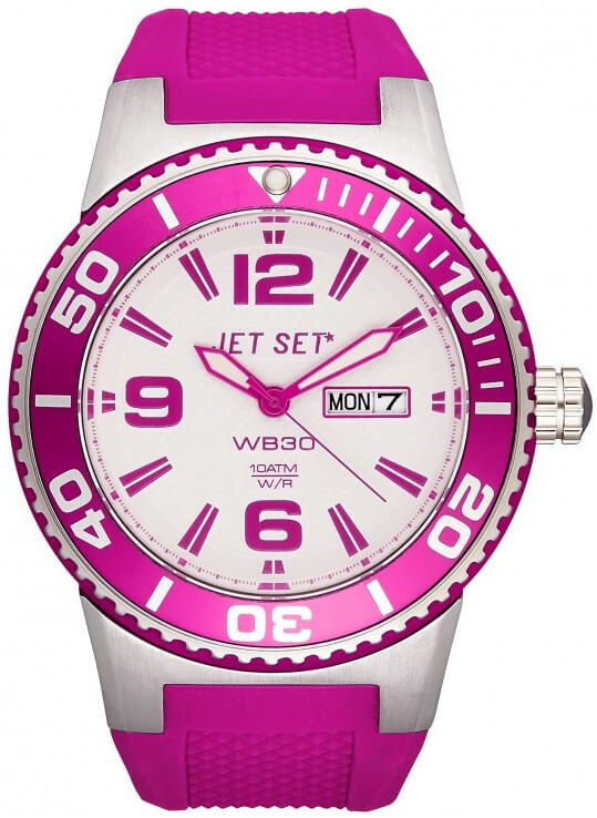 Jet Set Analogové hodinky WB30 J55454-166 s vodotěsností 10 ATM