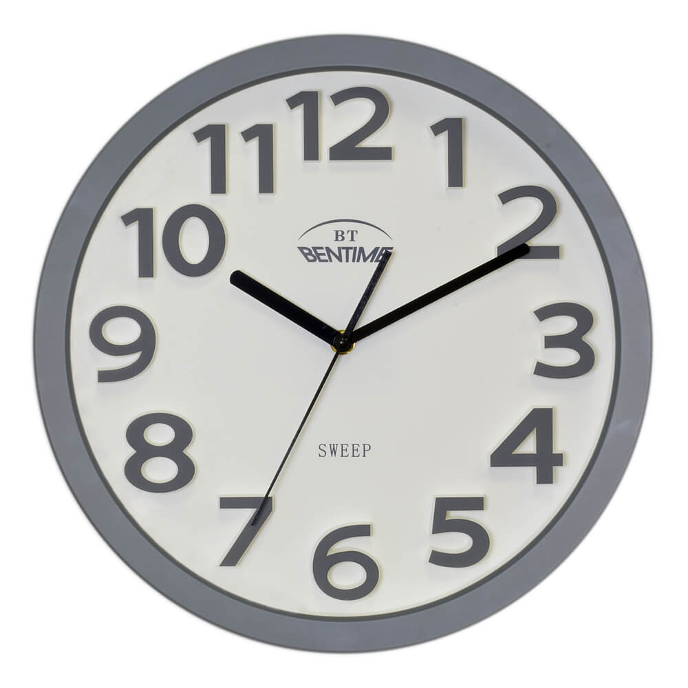 Bentime Nástěnné hodiny H43-SW8033GY