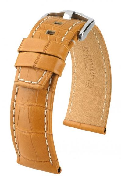 Hirsch Řemínek Hirsch Tritone Alligator L 08607074-2 - 24 mm