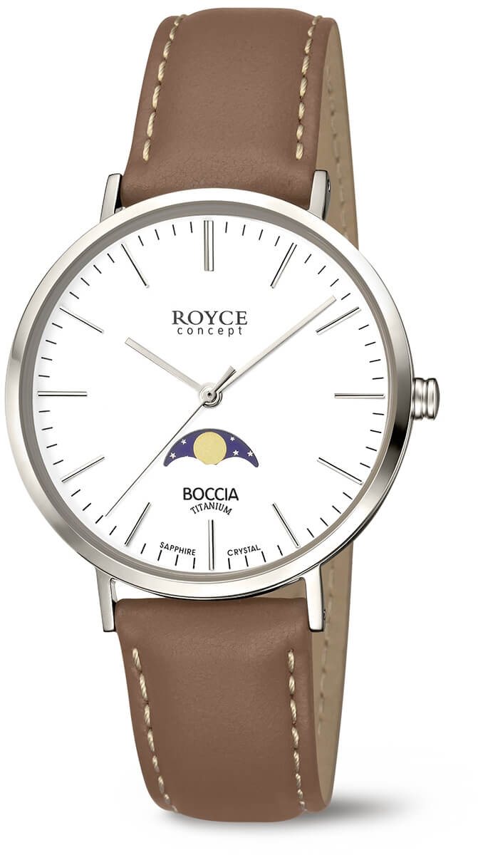 Boccia Titanium Royce Moon Phase 3611-01