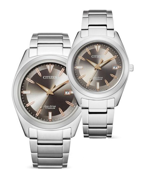 Citizen SET Citizen Eco-Drive Super Titanium AW1640-83H a FE6150-85H