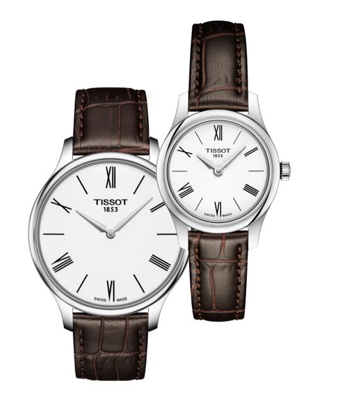 Tissot SET Tissot Tradition 2018 T063.409.16.018.00 a T063.009.16.018.00
