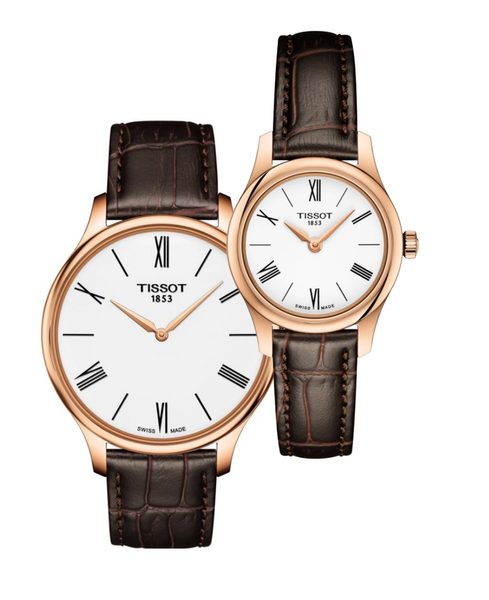 Tissot SET Tissot Tradition 2018 T063.409.36.018.00 a T063.009.36.018.00