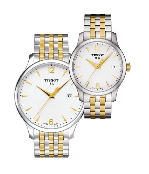 Tissot SET Tissot Tradition Quartz T063.610.22.037.00 a T063.210.22.037.00