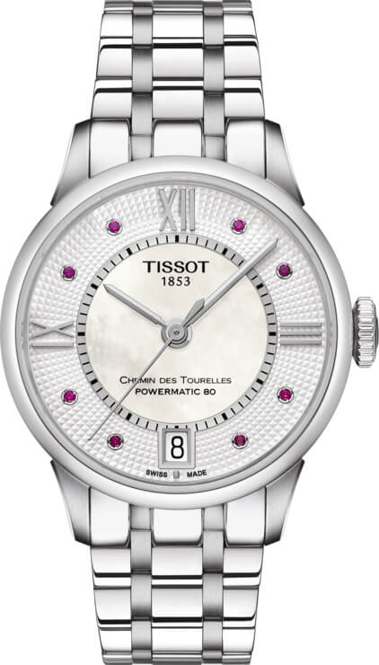 Tissot T-Classic Chemin des Tourelles Powermatic 80 T099.207.11.113.00 s rubíny