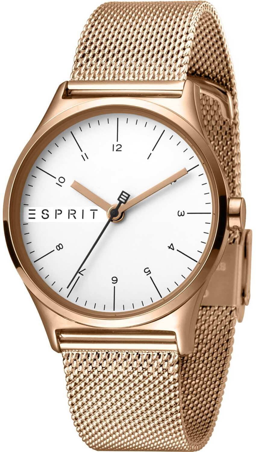 Esprit Essential Silver Rose Gold Mesh ES1L034M0085